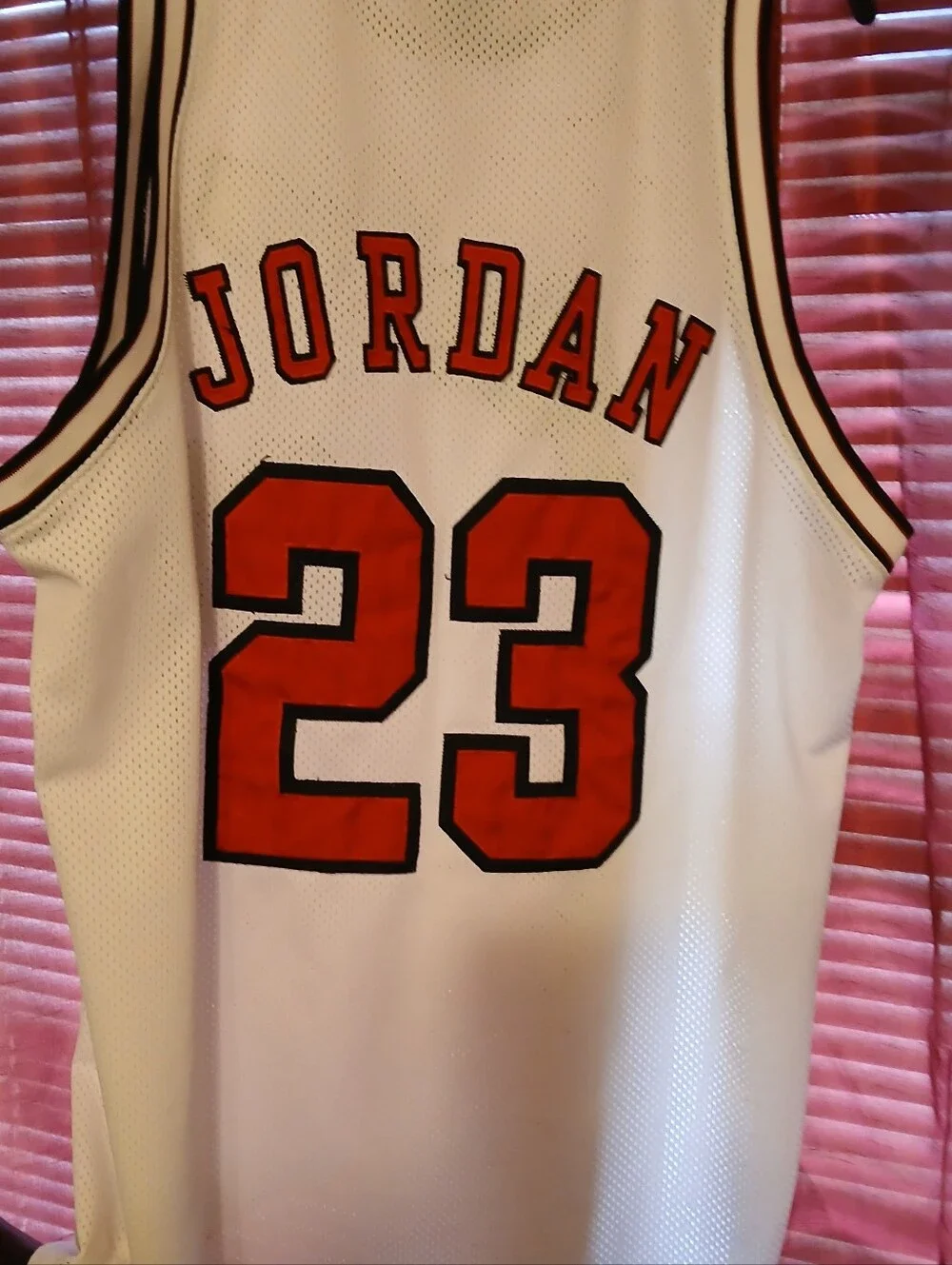Rare Vintage white Air Jordan Brand Michael Jordan #23 basketball jersey Sz.XL
